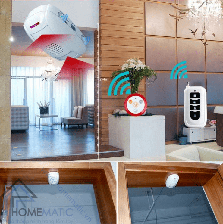 Báo khách không dây KERUI KR-M55