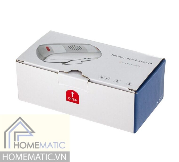 Chuông báo khách 2 chiều không dây dùng cho cửa hàng siêu thị cao cấp