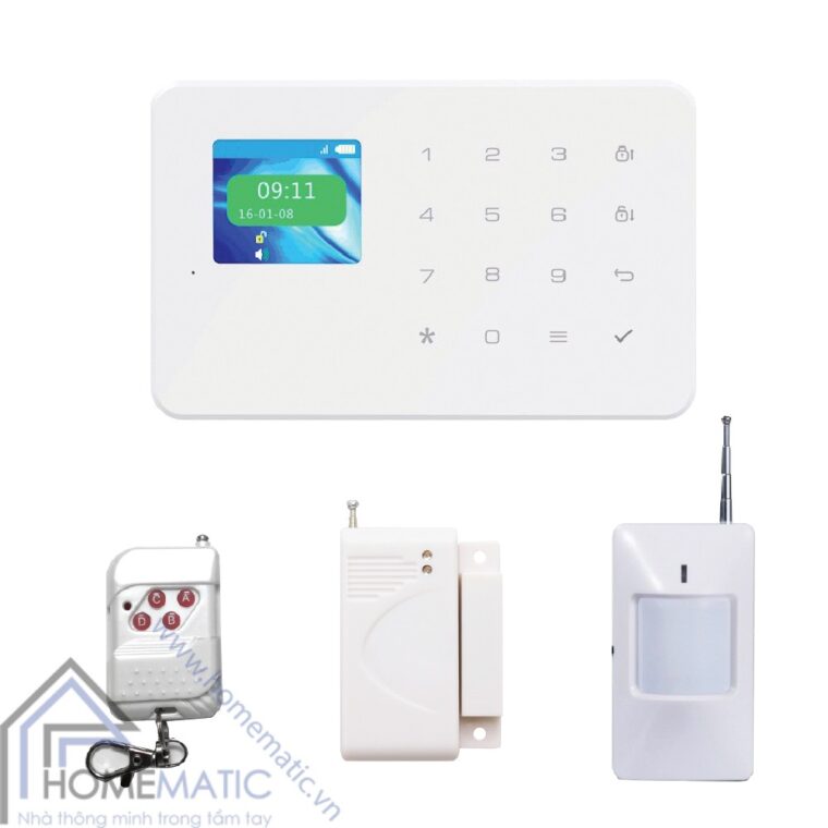 Trung tâm báo động chống trộm bằng sim điện thoại KERUI-G18