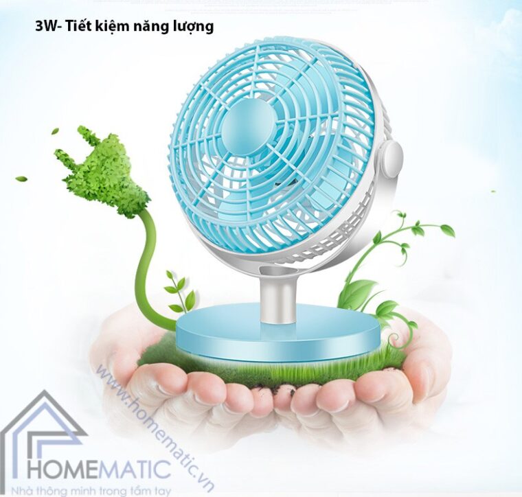 Quạt USB để bàn xoay 360 độ YINUO SDS-6D