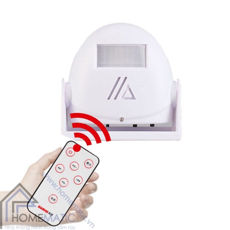 Chuông báo khách báo trộm cảm ứng chuyển động có remote 9915IR