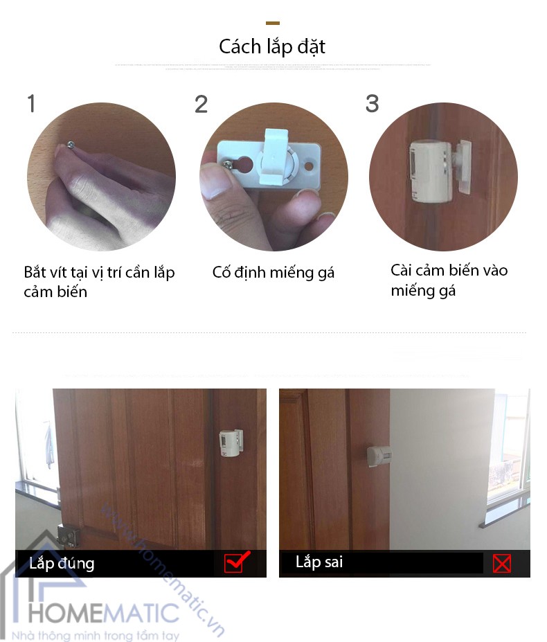 Chuông báo khách, báo trộm cảm ứng chuyển động tầm xa DARHO X850 