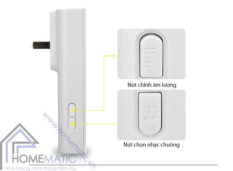 Chuông không dây không dùng pin, chống nước Yiroka Z-518