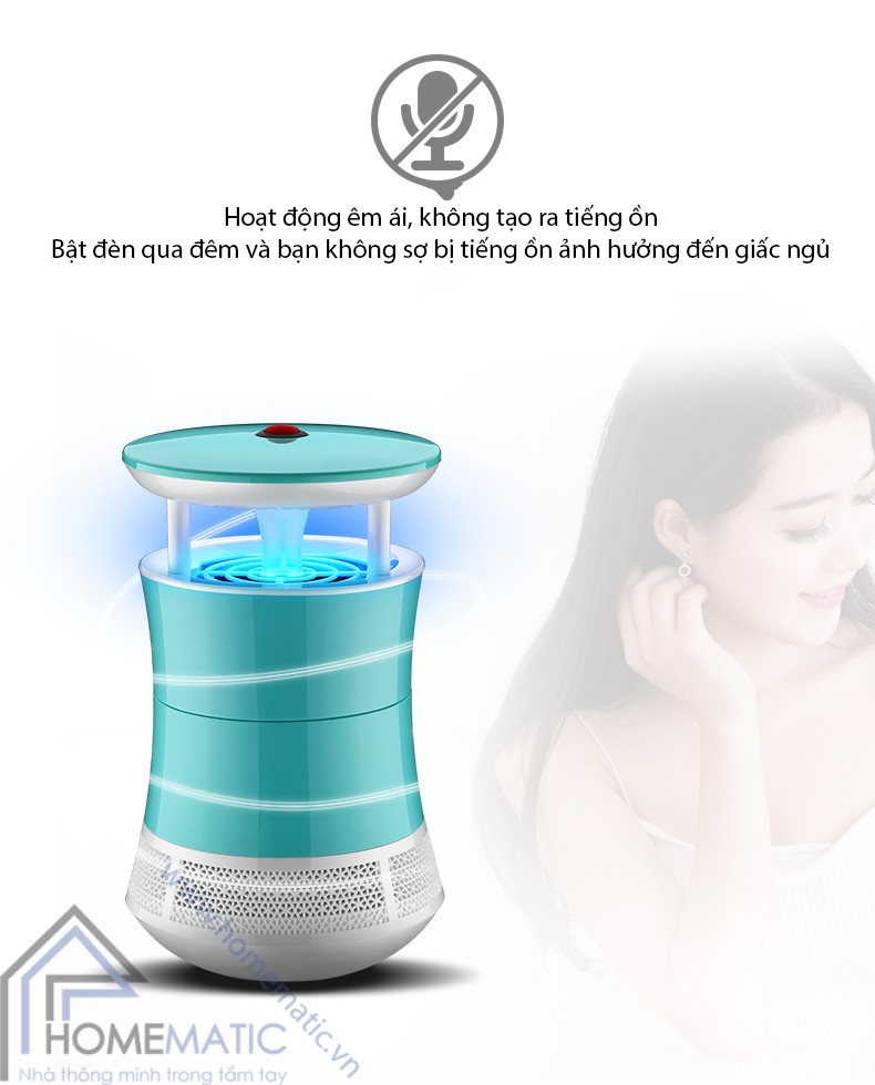 Đèn bắt muỗi Inhalant Mosquito 6 led RH1933