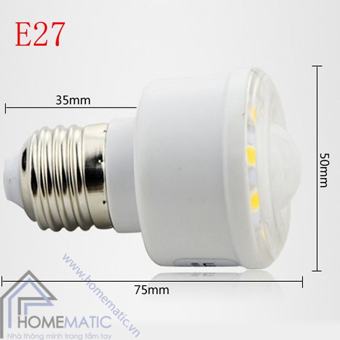 Đèn LED cảm biến thân nhiệt DL-003/004