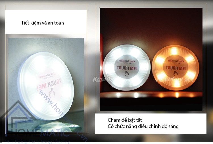Đèn led cảm ứng chạm dimmer TOUCHME TM-YELLOW 