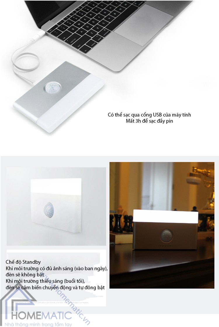 Đèn led cầu thang, hành lang cảm ứng chuyển động LS8910