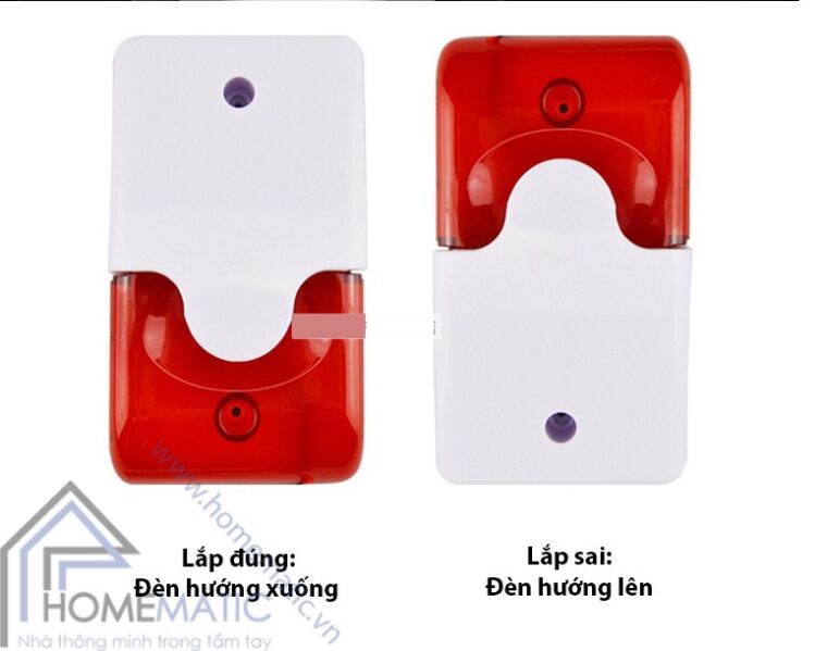 Loa báo động có dây, kiêm đèn báo hiệu điều chỉnh âm lượng JS-103