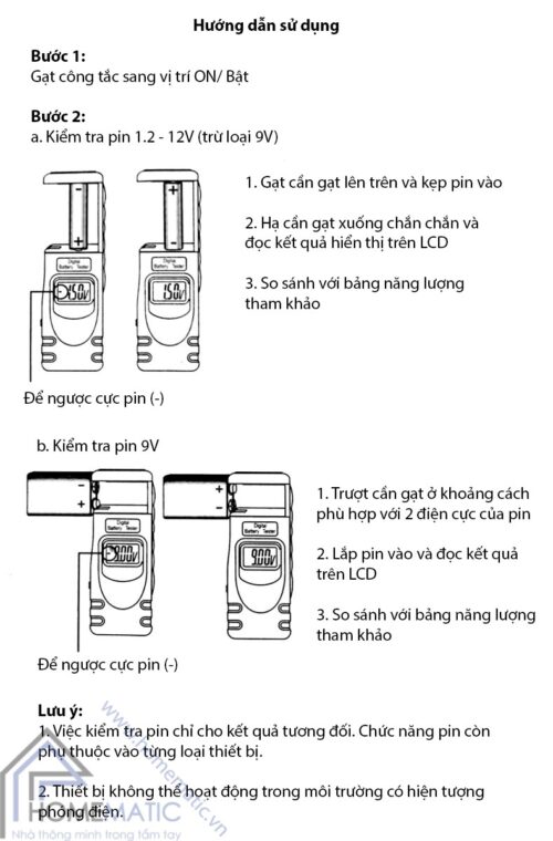 Máy kiểm tra pin 1,2V - 12V cao cấp MS-2283D