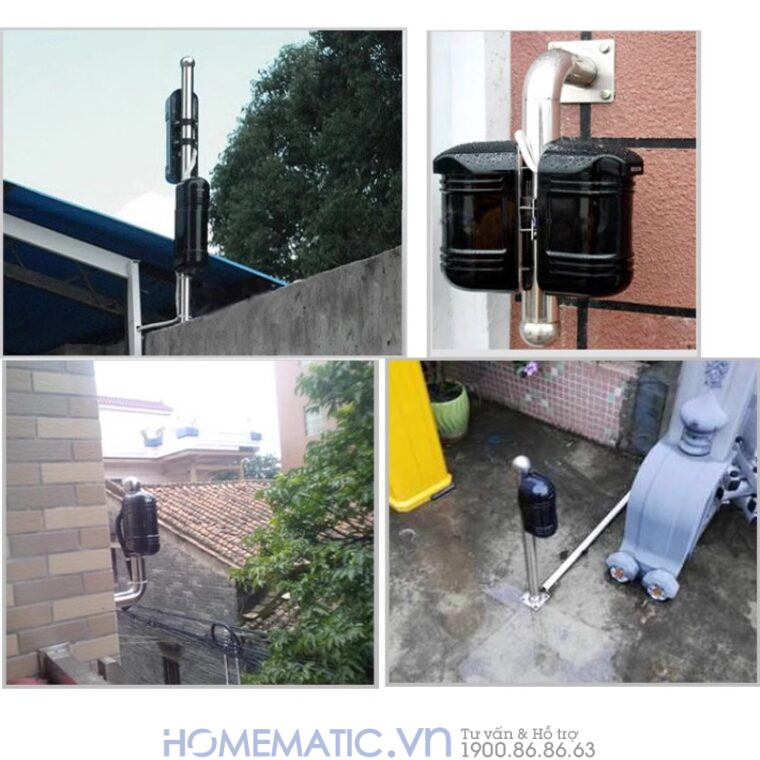 Hàng Rào Hồng Ngoại Báo động 2 Tia 100m Abt-100v2