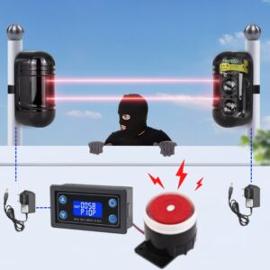 Hàng Rào Hồng Ngoại Báo động 2 Tia 100m Abt-100v2