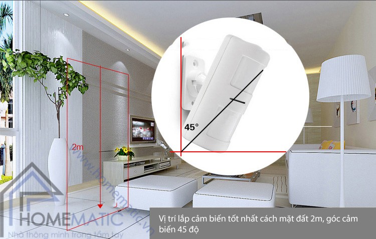 Cảm biến chuyển động hồng ngoại 2 cảm biến phát sóng PIR2DT