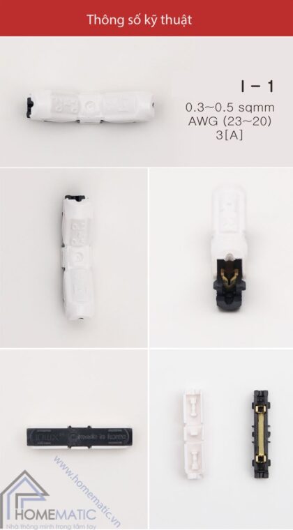 Cút nối thẳng chữ I dây điện đơn Hàn Quốc JOWX