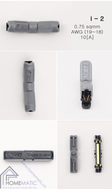 Cút nối thẳng chữ I dây điện đơn Hàn Quốc JOWX