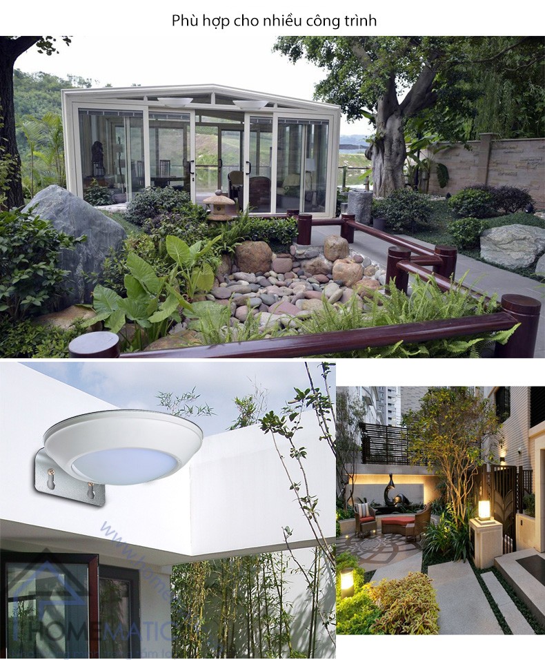 Đèn Led năng lượng mặt trời cảm biến chuyển động radar LGJ-1605 