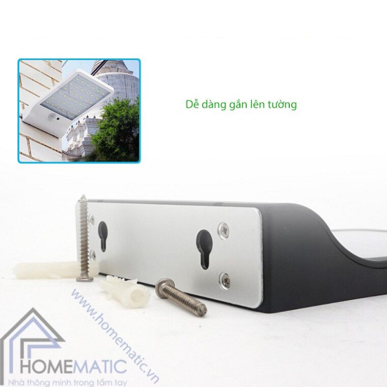 Đèn Led năng lượng mặt trời cảm biến cơ thể và ánh sáng JP36