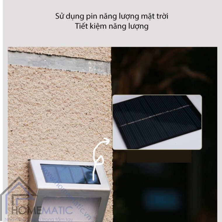 Đèn LED năng lượng mặt trời cảm quang cầu thang, hành lang SLS1708I