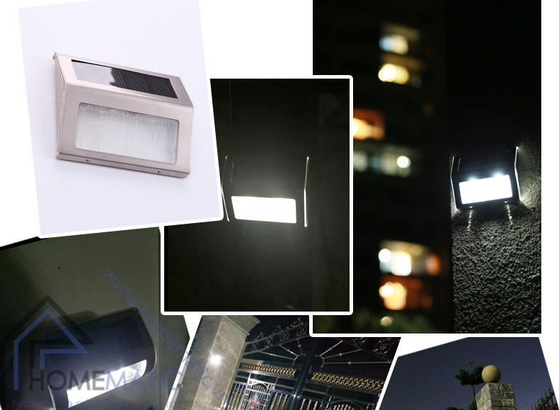 Đèn LED năng lượng mặt trời cảm quang cầu thang, hành lang SLS1708I