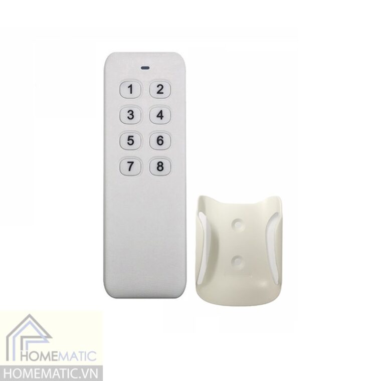 Remote điều khiển từ xa 8 nút R2.6-433 dùng pin AAA