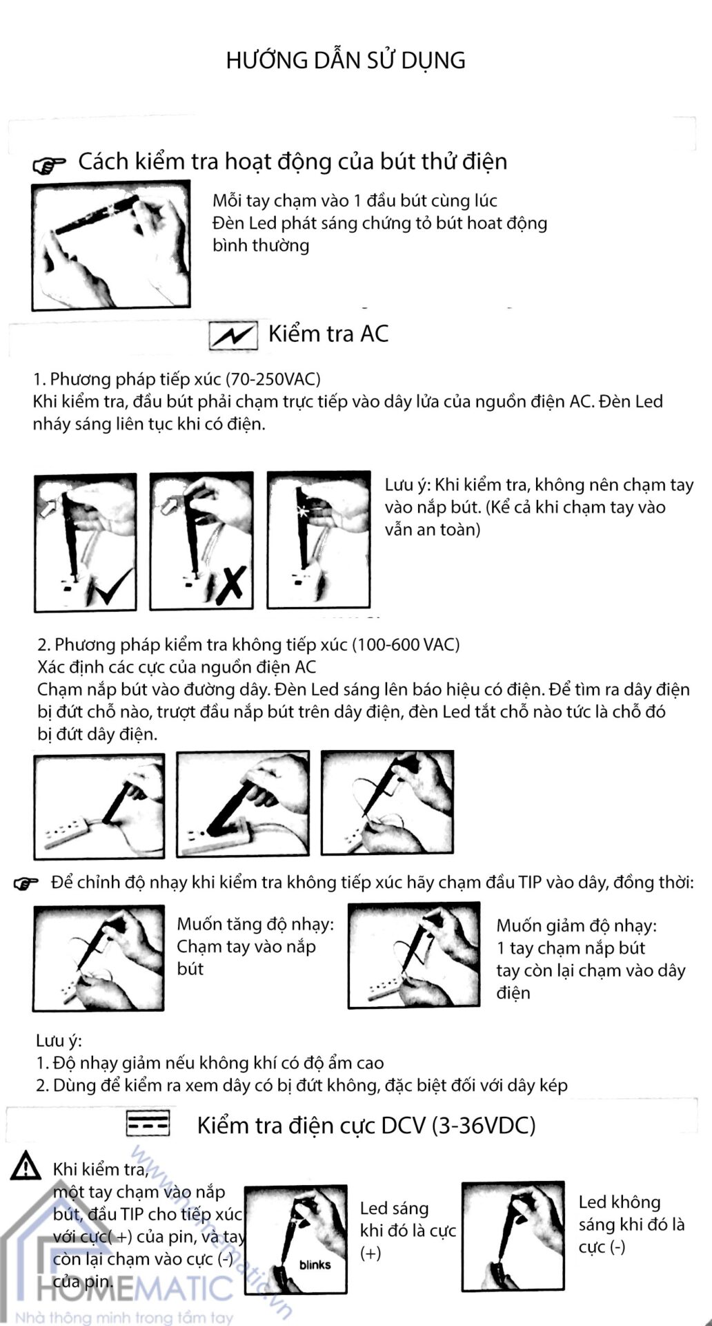 Bút thử điện thông minh 5 công dụng MEET MS-1182