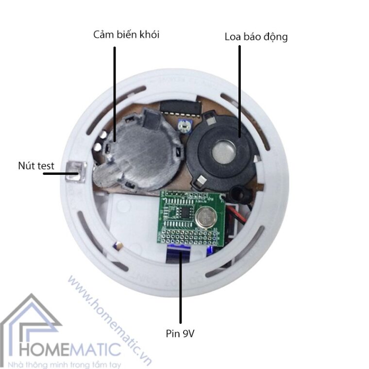 Báo khói phát sóng không dây JTY1201