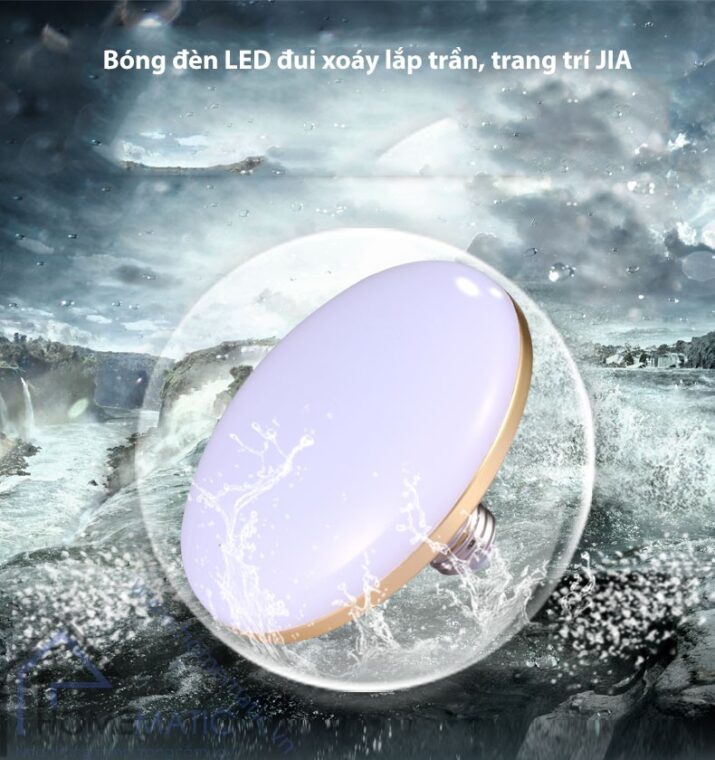 Bóng đèn LED đui xoáy lắp trần, trang trí JIA