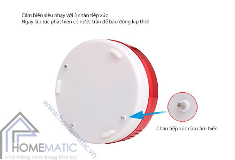 Cảm biến tràn nước có loa và đèn báo động HH-LS518B