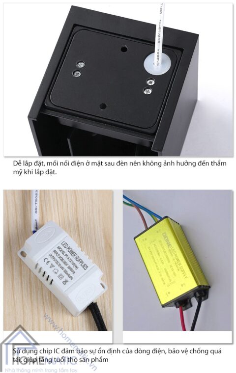 Đèn LED hắt có điều chỉnh hướng ánh sáng và chống nước ZZ-BD045