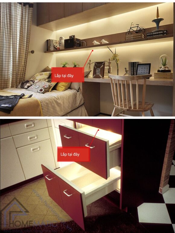 Đèn tủ quần áo, ngăn kéo nút bấm ẩn GLADMOKEY ZT-T5
