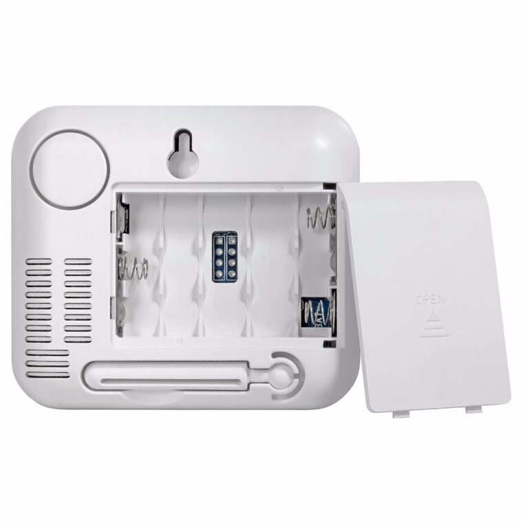 Đồng hồ kiểm soát báo động nhiệt độ, độ ẩm phát sóng 433 Mhz KERUI KR-TD32