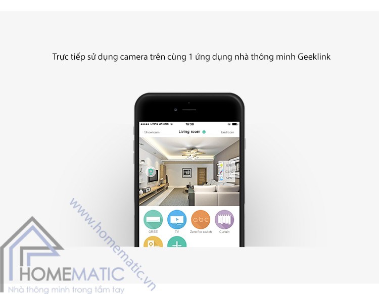 Camera IP an ninh thông minh Geeklink GC-2