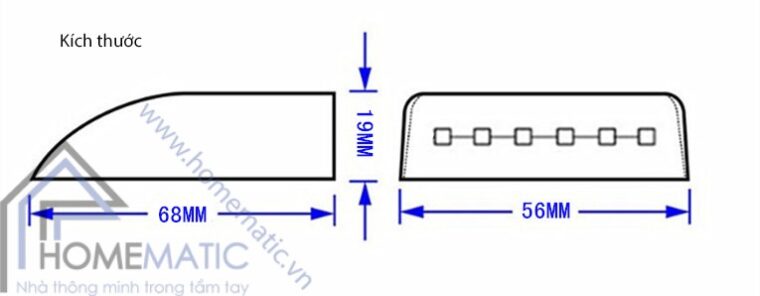 Đèn tủ quần áo, ngăn kéo HOMEMATIC HM-DL0208