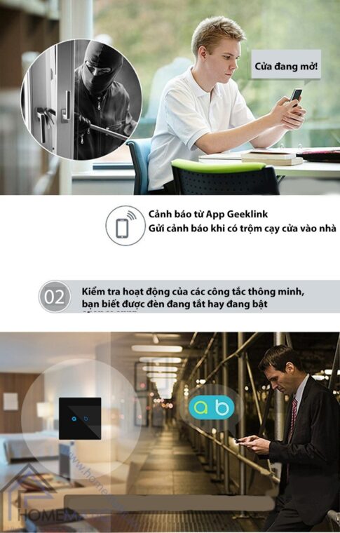 Trung tâm điều khiển nhà thông minh Geeklink Thinker GT-1