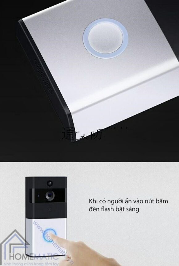 Chuông cửa có hình kết nối với điện thoại thông minh TOSEE TSE68