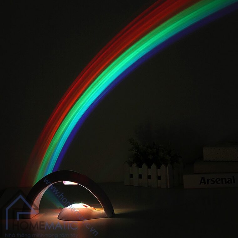 Đèn led trang trí cầu vồng kiêm đèn ngủ LUCKYRAINBOW LR1710