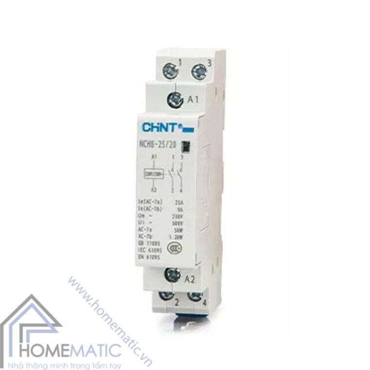 Khởi động từ 1 pha 25A CHINT NCH825A