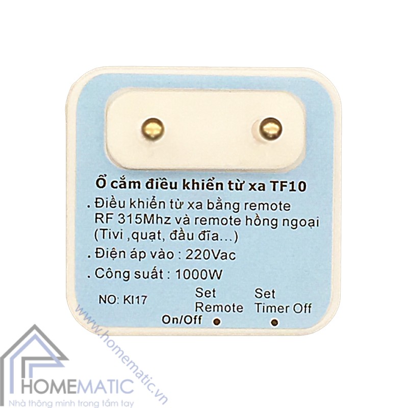 Ổ cắm điều khiển từ xa TF10