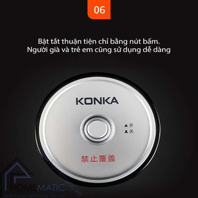 may suoi konka bat tat bang 1 nut