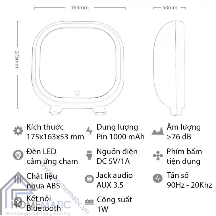 guong + loa YG02 chi tiet san pham