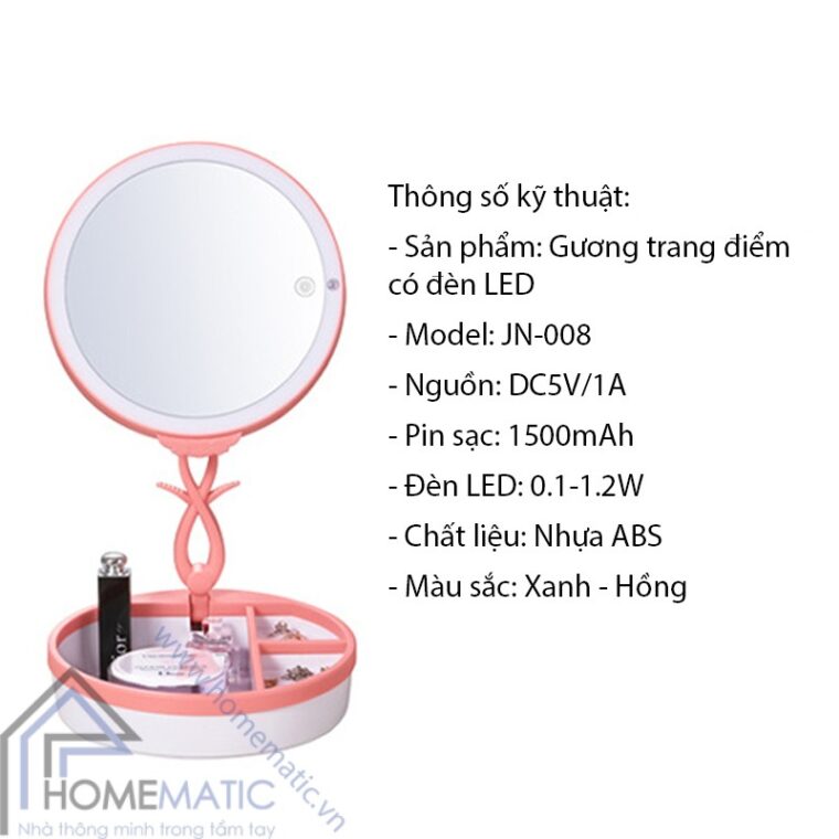 guong jn 008 thong so ky thuat