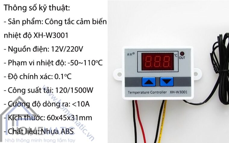 XHW3001 thong so ky thuat