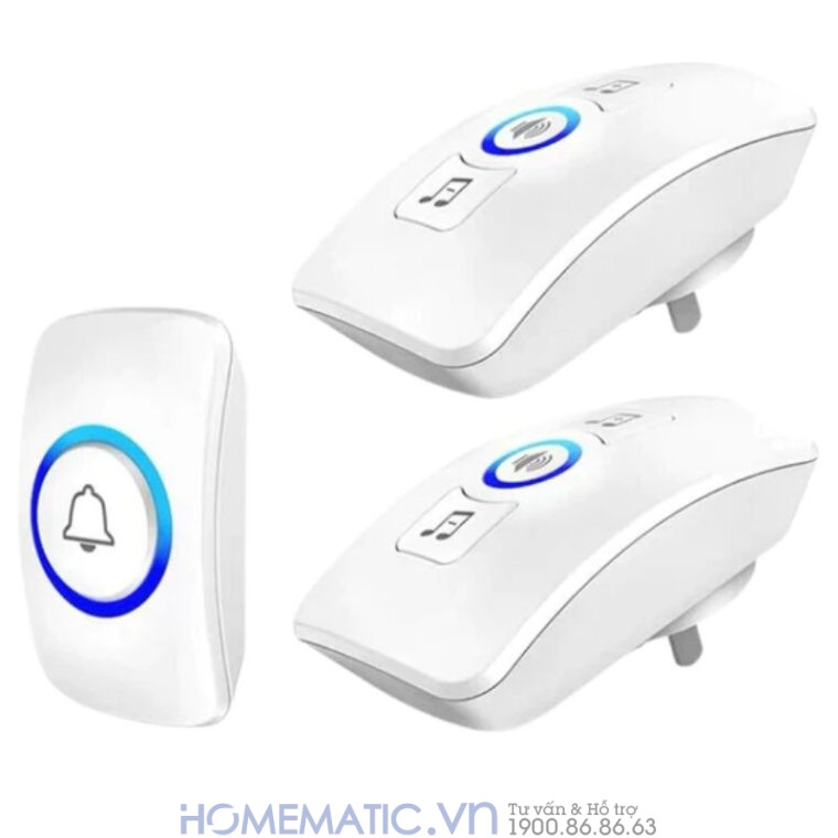 Chuông Cửa Không Dây Nút Bấm Nhỏ Kenrui Kr-m525