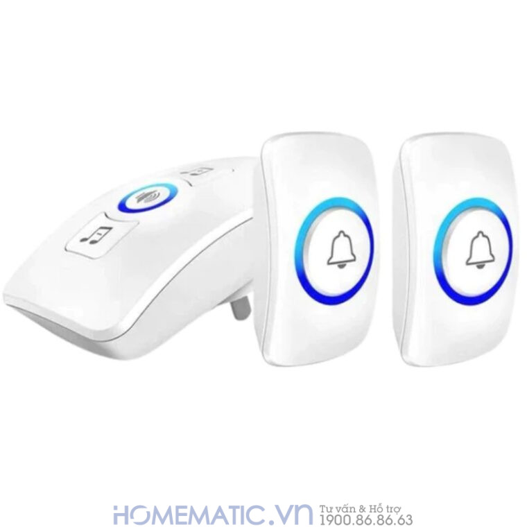 Chuông Cửa Không Dây Nút Bấm Nhỏ Kenrui Kr-m525