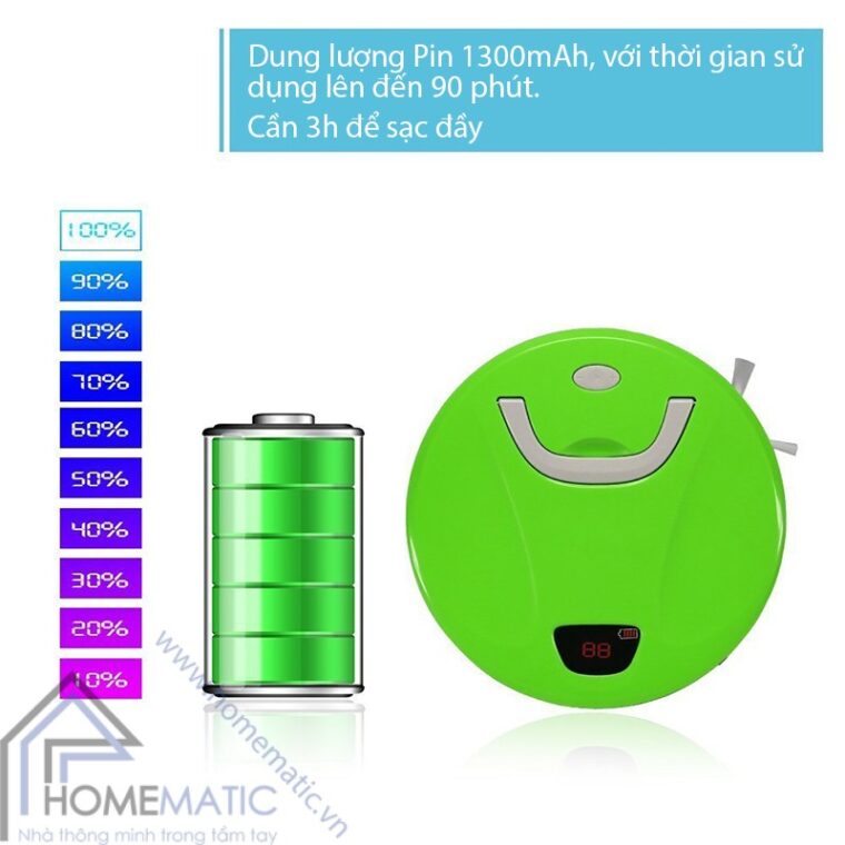 evertop pin 1300 mAh