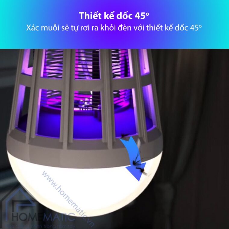 bong den bat muoi E27 thiet ke doc 45