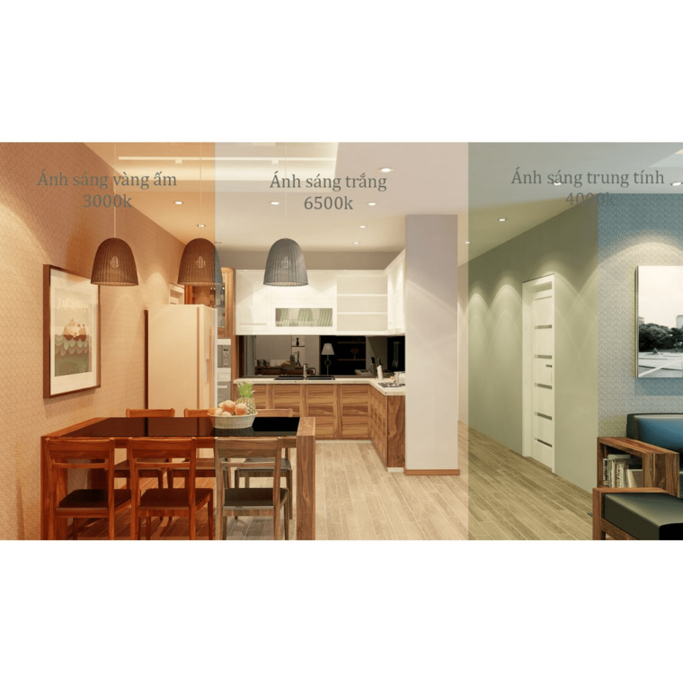 Bóng đèn led đổi 3 màu Rạng Đông giúp bạn có những ánh sáng tùy ngữ cảnh trong phòng