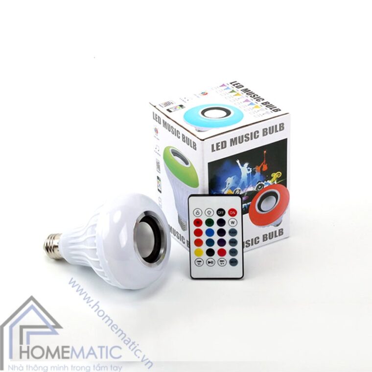 Đèn LED RGB tích hợp loa Bluetooth có remote RGB-BT7