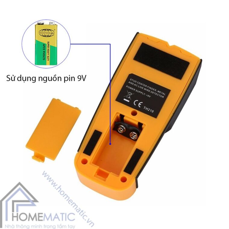 may do am tuong th210 su dung pin 9v