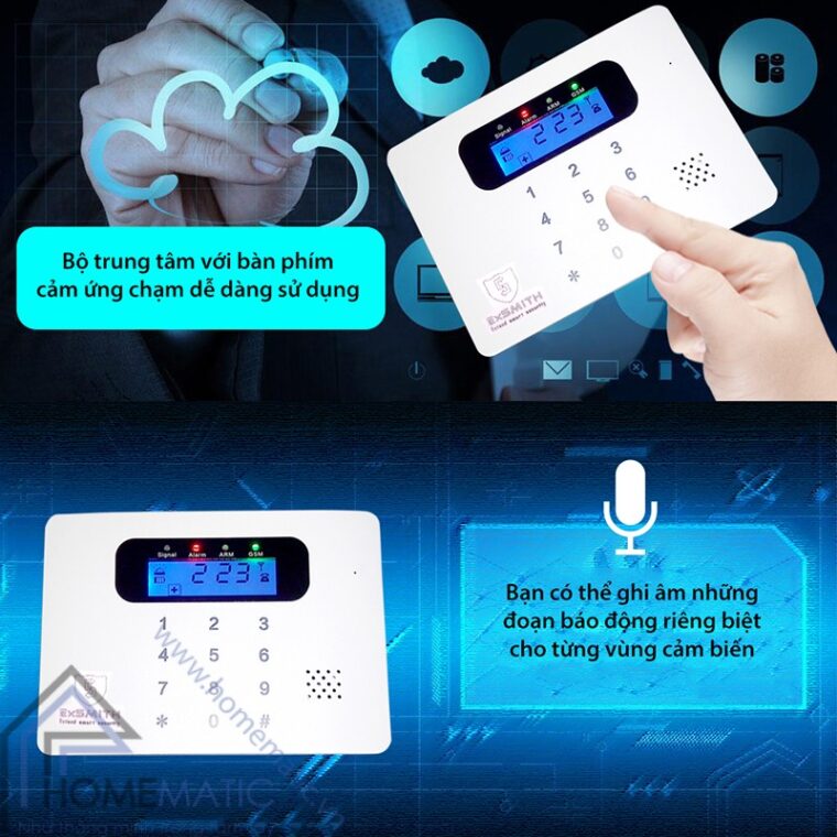 ES1718V ban phim + ghi am