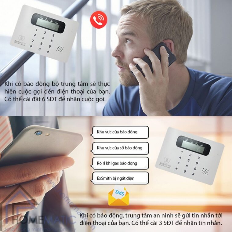 ES1718V goi dien + nhan tin